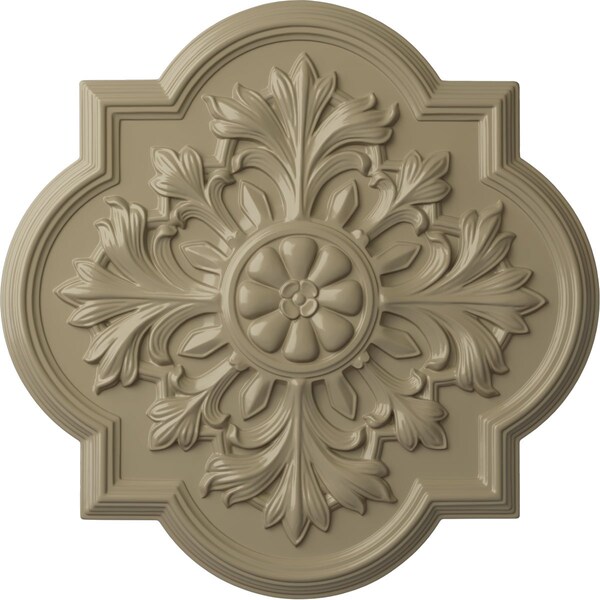 Ekena Millwork Bonetti Ceiling Medallion (Fits Canopies up to 5 1/8"), Hand-Painted Gobi Desert, 20"OD x 1 3/4"P CM20BOGDF - main